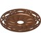 Ekena Millwork Loera Ceiling Medallion (Canopies up to 6 1/4"), 26 5/8"OD x 4 1/2"ID x 1 3/8"P, Polished Copper CM26LOPOS - alternate 2